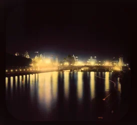 Paris Exposition: Night View, 1900